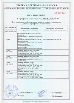 2016.11.25 Павловский Посад - Сваи сертификат + Трубы стальные электросварные прямошовные. Приложение 1 доп. для сертификата на сваи