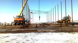 Аренда экскаватора погрузчика с ямобуром в Павловский Посад цена от 1525 руб